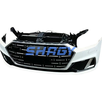 2019-2023 Audi A7 suku cadang lengkap depan bumper perakitan hidung potong penggantian