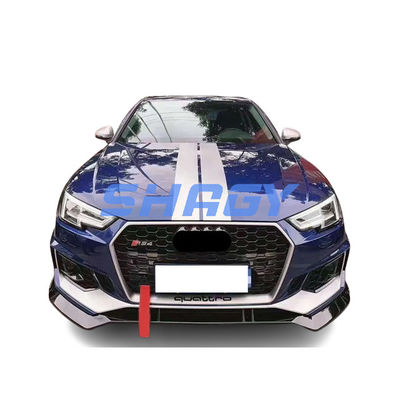 Audi A4 B9 Dimodifikasi menjadi RS4 Gaya Front Bumper Dengan PP 4.5 Material Grille