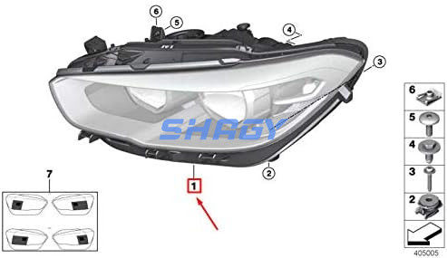 Untuk Bmw Seri 1 63117358392Bmw F20 Lampu depan